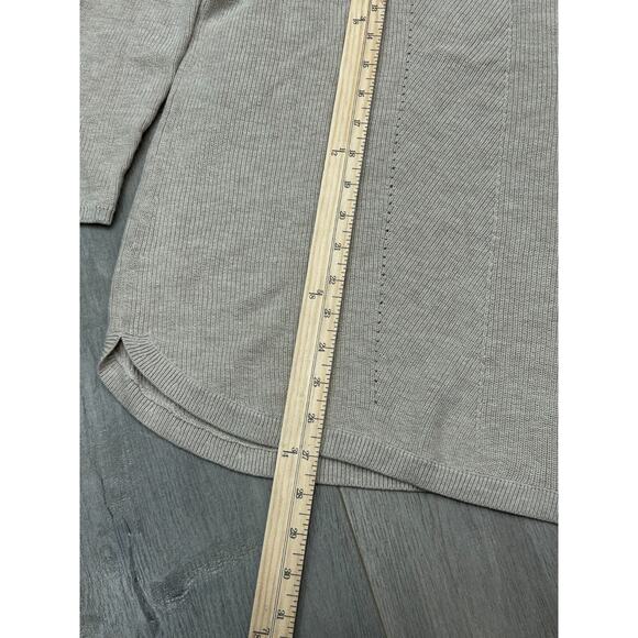 Talbots Women's Beige Cashmere Blend Round Neck Ribbed Sweater Size 2XP NWOT - Picture 3 of 7